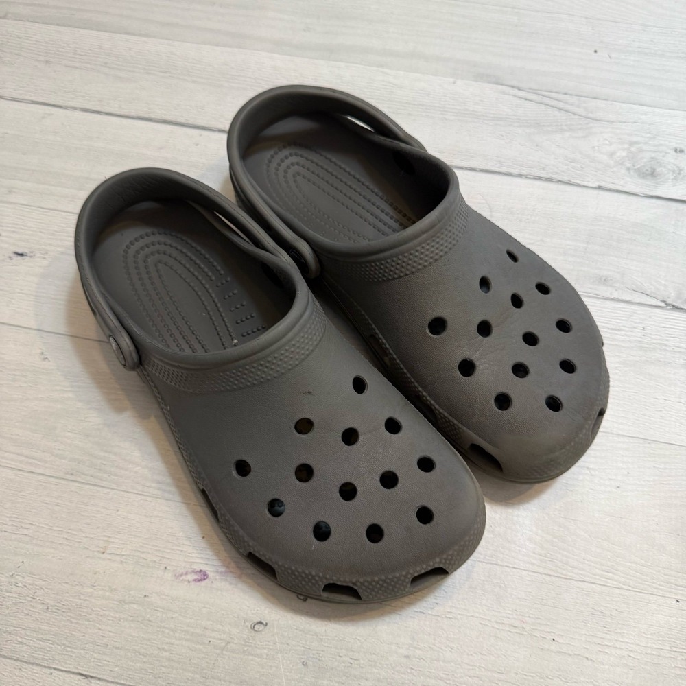 Crocs adult unisex clogs grey men's 6 women's‎ 8